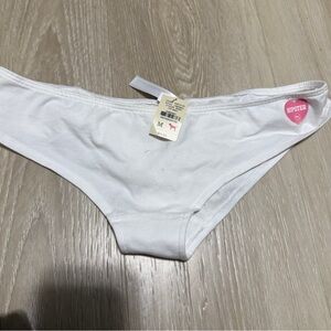 PINK Victoria's Secret White Hipster Panties
